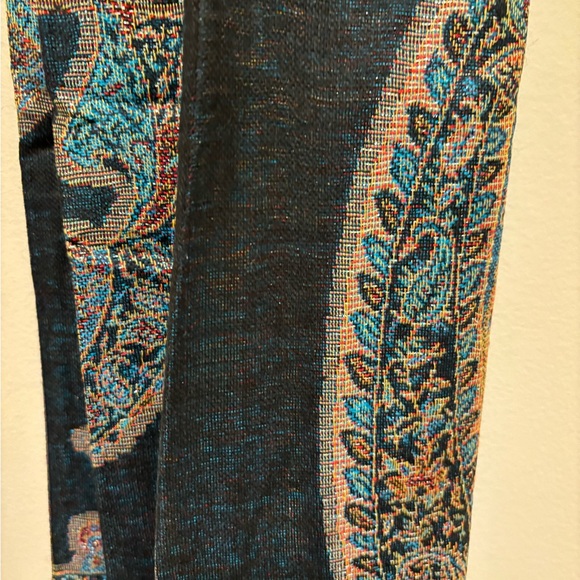 Capelli New York 27" X 69.5" Rectangular Multi-Colored Scarf with  3.5" Fringe - Picture 4 of 9
